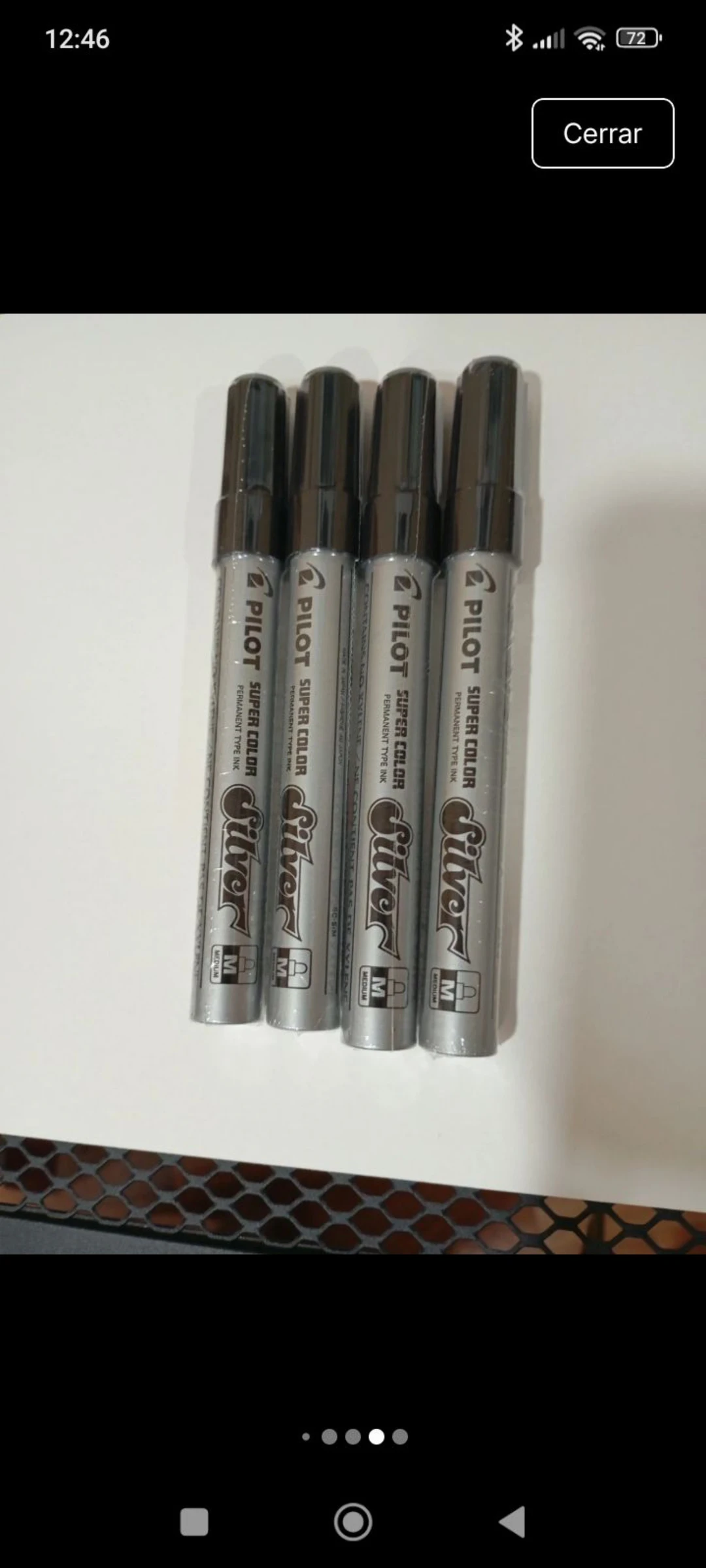 Pack de 4 Marcadores pilot prateado / silver M – photo 6